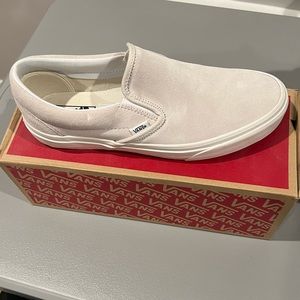 VANS suede slip-ons